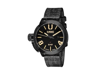 £1720 • Buy U-Boat Classico U-47 Dark Soul Automatic Watch, 47 Mm, Leather Strap, 9160