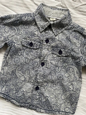 £0.99 • Buy Monsoon Liberty Print Baby Boy Shirt 3-6 Months Excellent Condition
