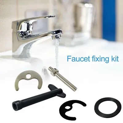 Tap Faucet Fixing Fitting Kit Faucet Repair Parts Tool Bolt Washer Wrench Plate • £6.32