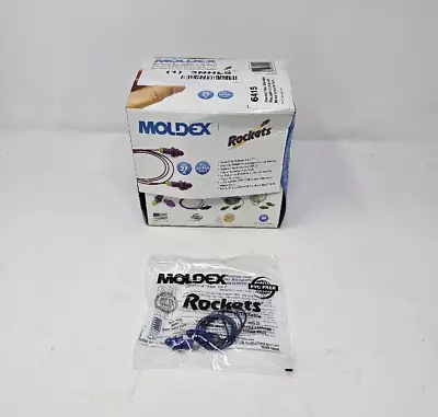 Moldex Rocket Earplugs Corded Corded Detectable NRR 27 Protection 50 Box • $80