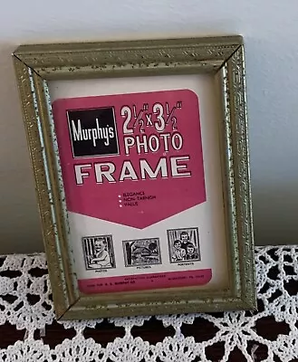 Vintage G C Murphy Company Photo Frame Dime Store 3 Inch Easel Back New With Tag • $12.99