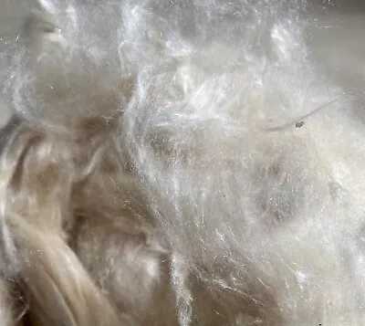 100g SOFT ORGANIC KAPOK FIBRE FOR TOY STUFFING FELTING RAG DOLL BEAR FILLING • £10.50