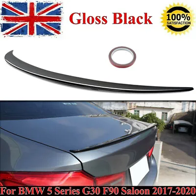Gloss Black M5 Style Rear Boot Trunk Spoiler For BMW 5 Series G30 F90 530Li 520i • £45.98