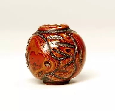 Meiji Period Japan Antique Lacquered Ojime Bead Bird Netsuke Inro Sagemono  • £191.31