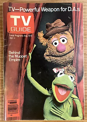 TV GUIDE Muppets 1977 Jim Henson Kermit Fozzie Bear NY Metropolitan Ed. • $7.95