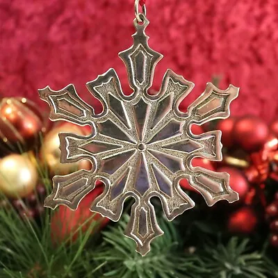 1977 MMA Metropolitan Museum Of Art Sterling Silver Snowflake Ornament  • $100