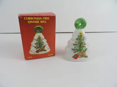 Christmas Tree Dinner Bell 876 Porcelain Rings Box Taiwan Fine China Vintage • $4.89