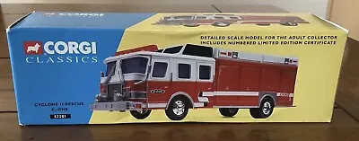 Corgi Classics Firetruck Cyclone II Rescue E-One Diecast Limited Edition • $29.99