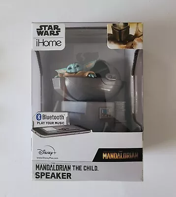 Star Wars Mandalorian Child Baby Yoda  IHome Bluetooth Speaker  • $14.99