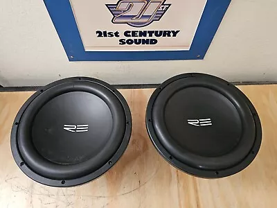 Re Audio Sx-12 Dual 4ohm Subwoofer Old School Rare • $399.99