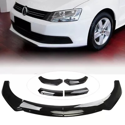 For 11-14 Volkswagen VW Jetta 6 MK6 Front Bumper Lip Spoiler Splitter Body Kit • $66.49