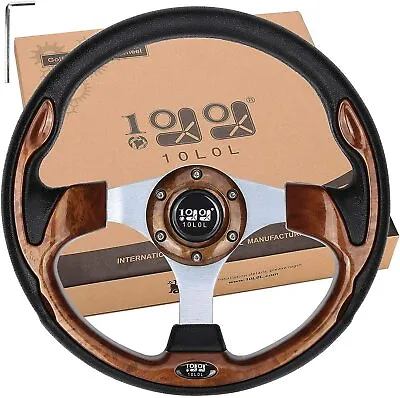 $42.99 • Buy 12.5 Inch Golf Cart Steering Wheel Fit EZGO Club Yamaha Cart Parts Accessories