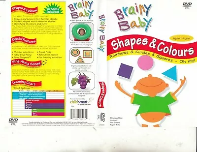 £19.79 • Buy Brainy Baby-Shapes And Colours-2003-[Ages 1-4 Years]-Baby BB-DVD
