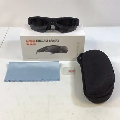 Konleya Mens Black 4K HD Wi-Fi Camera 56G TF Card Sports Camera Wrap Sunglasses  • $99.99