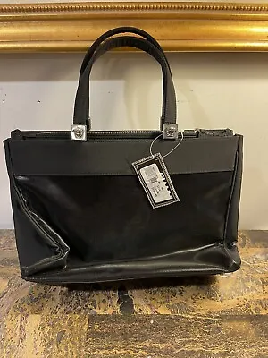 Gianni Versace Vintage Bag New Black Nylon Mesh • $325