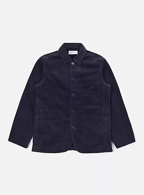 Universal Works Bakers Jacket In Navy Cord • £115