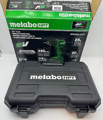 Metabo HPT DS18DDX 1/2  18V Brushless Driver Drill Kit NEW Open Box • $80