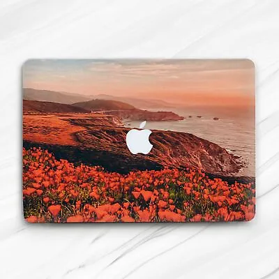 Red Flowers Landscape Сoast Hard Case For Macbook Air 13 Pro 16 13 14 15 • $28.46