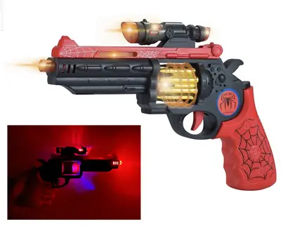 £9.95 • Buy Spiderman Toy Gun Battery Powered Flashing Light With Sound & Vibration Pistol