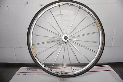 Mavic Aksium Race 20-Bladed Spoke Silver Aluminum 622x15/700C Front Wheel • $45