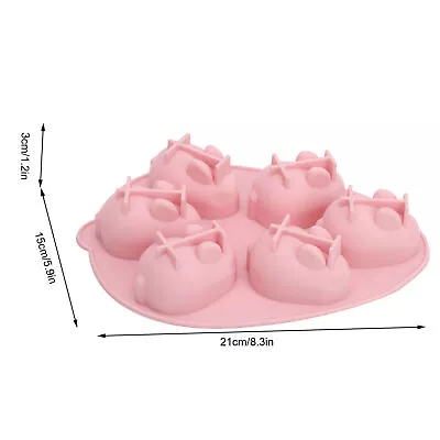 3D Rabbit Shape Silicone Mold Cake Baking Pan Hollow Ice Cream Chocolate Mold To • $10.69