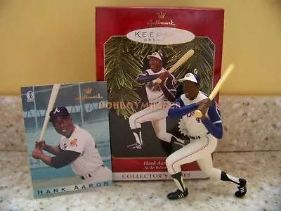 Hallmark 1997 Hank Aaron MLB Baseball At The Ballpark Series Christmas Ornament • $8.99