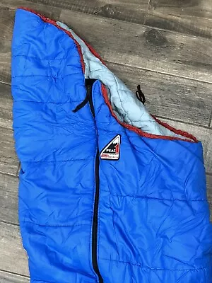 Coleman PEAK 1 20° Mummy Style Zip Camping Sleeping Bag 32  X 82” • $39.99