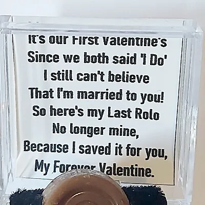My Last Rolo - First Valentines Since Married - Real Choc In Box - Cellophane • £6.95