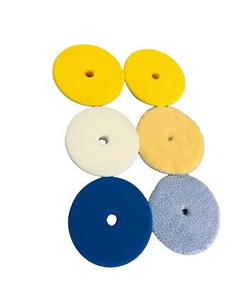 $58 • Buy Rupes Polishing Pad Kit | 6 Pads For 5  Backing Plate | DA Foam Wool