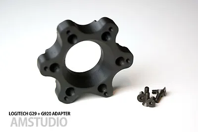 LOGITECH G29 G920 AFTERMARKET STEERING WHEEL ADAPTER - 3D Printed By AMSTUDIO • $29.50