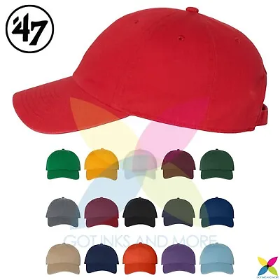 47 Brand Clean Up Cap Baseball Cap Unstructured Low-Profile Adjustable Hat 4700 • $16.14