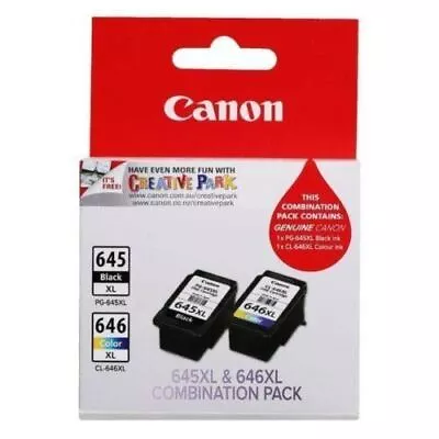 Canon GENUINE PG645XL & CL646XL Combination Pack • $48.88