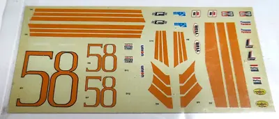 1/24 Scale Waterslide Decals MPC #58 Buick Regal Stock Car • $7