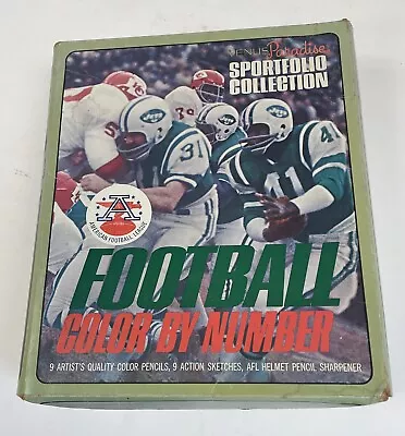 1969 Jets AFL Venus Paradise Sportfolio Collection Color By # Complete Box Set • $1494.99