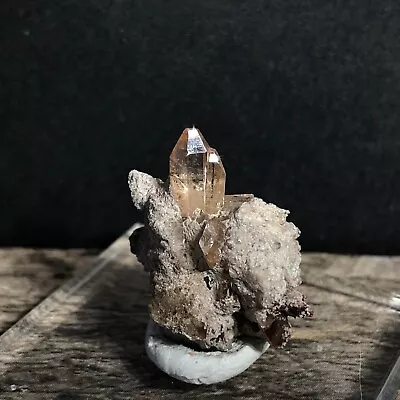 24.15ct  Topaz On Matrix Mineral Specimen From Mexico W Stand 85-7 • $19.99