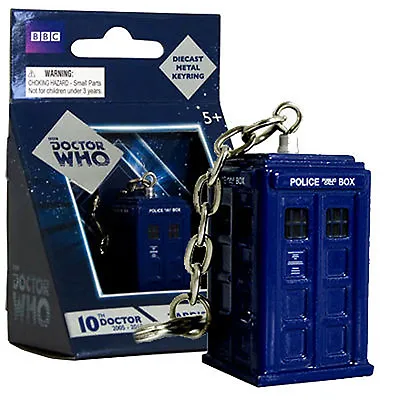 NEW Dr Doctor Who TARDIS Diecast Metal Keyring - Key Ring Keychain • $29.95