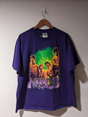 Vintage 1998 Monkees Guitar Band Music Purple X-Large T-Shirt • $59.99