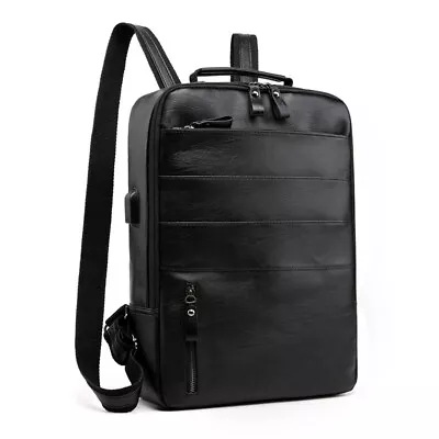 Business Backpacks For Men Waterproof Large Capacity USB Laptop Bagpack • $51.61