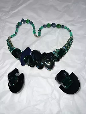 Wendy Gell Necklace & Earrings Set • $108