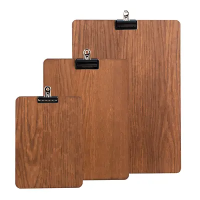 Bulldog Clip Wooden Clipboards (Available In A3 A4 & A5) • £13.15