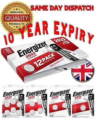 ENERGIZER CR2032 | 3v LITHIUM | Battery Coin Cell Button Long Expiry Batteries • £3.20