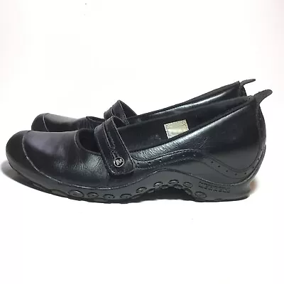 Merrell Plaza Bandeau Woman's Heeled Jary Janes Black Size 8.5 GUC • $19.99