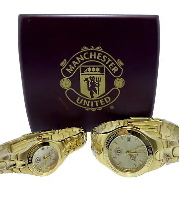 Manchester United Watch Set Gents & Ladies Premier League Champions 2003  New • $181.86