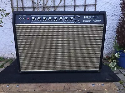 ROOST SESSION MASTER 50 WATT 2x12 VINTAGE 1970'S VALVE GUITAR COMBO - SERVICED • £545