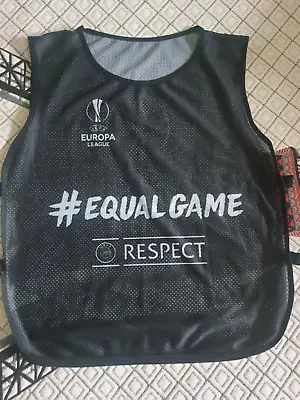 UEFA Europa League Match / Training Worn Vest Respect Equal Game GalavsBenfica • $73.43