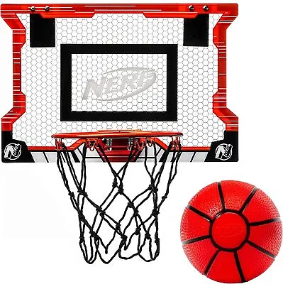 NERF Basketball Hoop Set - Pro Mini 18  X 12  Red Standard  • $29.39
