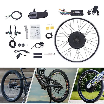 700C 28 /29'' 1000W Electric Bicycle Motor Conversion Kit Ebike Rear Wheel LCD • $216.60