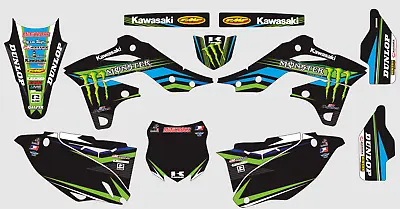 240212 Mx Dirt Bike Decals Stickers Graphics Kit For  Kawasaki Kx250f 2013-2016 • $95