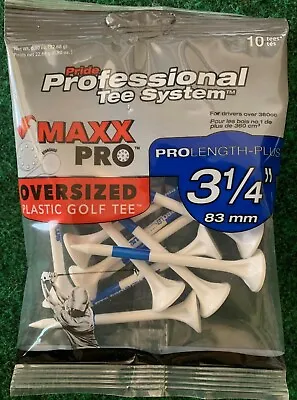 New Pride Maxx Pro Martini Cup Golf Tees - You Chose Type And Length! • $16.95