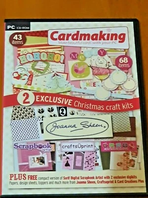 £3.99 • Buy  Joanna Sheen Christmas Cardmaking CD; Papers, Frames, Toppers, Tags 